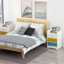 Comodino, Comodino con 3 cassetti Comodini in Legno Comodini Comodino for la casa Pratico e Versatile (Color : Beige, Size : 33 * 30 * 59cm)