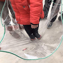 CXF Panno in plastica Antipioggia Antipioggia Trasparente 100% Impermeabile, Occhielli, all'aperto, Cortile, Copertura vegetale, Le Dimensioni Possono Essere Personalizzate