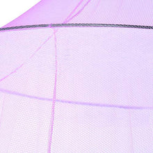 UYG Tenda da letto con zanzariera in pizzo viola Rosso