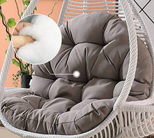 Appeso Uovo Amaca Sedia Cuscini,Singolo Addensare Aumentare Cesto Appeso Cuscino Famiglia Divano Antiscivolo Comoda Cuscini di Seduta-B-90x120x13cm