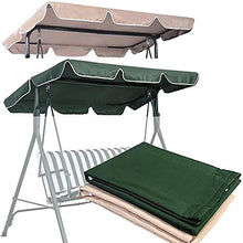 Wimark, copertura di ricambio per altalena da giardino, veranda, patio e altalena, per altalena (2 e 3 posti), marrone