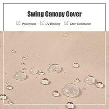 negaor Swing Canopy - Copertura per tavolo di ricambio impermeabile, per giardino, terrazza, parco, veranda