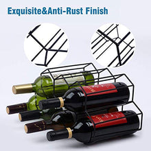 Wine Rack impilabile, Rete 7 Bottiglia impilabile Wine Rack risparmiatore dello Spazio Protector controsoffitto Libero Basamento del Wine Rack