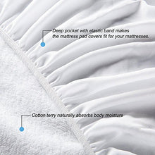 MELUNDA coprimaterasso Impermeabile con Angoli Elastici - 140 x 200 cm - Coprimaterasso in Cotone antiallergico dermatologicamente Testato