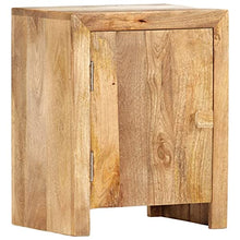 vidaXL Comodino 40x30x50 cm in Legno Massello di Mango