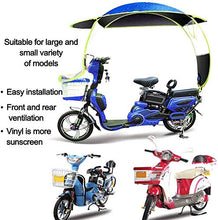 Tettuccio Parasole Portatile per Motocicletta Elettrica - Ombrellone per Scooter Completamente Chiuso Ombrellone per La Mobilità Parasole Protezione Solare Antivento E Parapioggia Antipioggia,Rosa