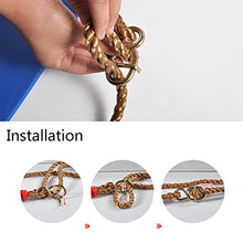 Take Fan - 2 cinghie per dondolo da appendere, corde regolabili da 1,8 m, corde resistenti, perfette per dondolo
