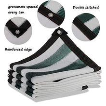 Rete ombreggiante Rete di Schermatura A Strisce Resistenti Ai Raggi UV 90% A 8 Pin con Occhielli per Copertura di Piante da Fiore, Piscina, Ripari da Patio, Serra (Dimensioni : 3x8M)
