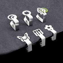 NINGYE - Clip per tovaglia in acciaio inox, supporto per tovaglia e accessori da cucina