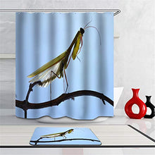 LIYAN Combinazione Bagno. Immagini Chiare E Colori Vivaci Rendono Il Tuo Bagno Pieno di Vita. Accessori da Bagno. Mantide Religiosa su Un Ramo.