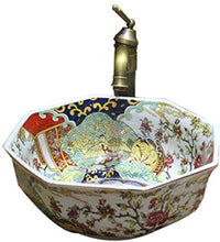Jgophu Lavandino in ceramica da appoggio in stile retrò per arte cinese