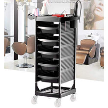 Pratico Carrello a rulli, con 5 cassetti, Salone di Bellezza, deposito, Accessori per Parrucchieri, mensola a 7 Piani e Design delle ruoteZHFZD