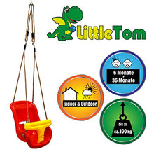 LittleTom Altalena per Bebè Neonato 45x36x38 cm Giocattolo per Giardino Rosso