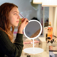 Henai Specchio per Trucco LED da Tavolo dimmerabile con ingrandimento Cost-Effective
