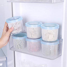 Wgkgh - Contenitore ermetico a doppio strato, con cestello di scarico, 3 pezzi