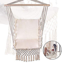 Nordic Style White Hammock Outdoor Interno Giardino Dormitorio Dormitorio Camera da Letto Sedia sospesa per Bambini Adulto Swinging Singola Amaca di Sicurezza