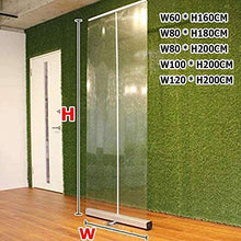 Protezione per Starnuti da Terra/Scudo da Starnuto Portatile, Separatore Pop-up in PVC, Montaggio Facile e Veloce, 5 Dimensioni