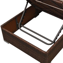 Tidyard- Divano da Giardino Set 8 pz in Polirattan Modulare Marrone, Set Divano Rattan