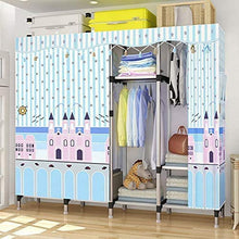 JINPENGRAN Moderno e Minimalista Hanging Assemblato Armadio, casa Panno Bagagli Armadio