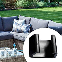DELITLS 10 clip per mobili in vimini per esterni in plastica per patio e sedie in rattan sezionali per divani e divani con clip