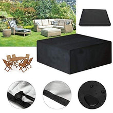 HUACHENG Mobili da Giardino per Esterni Sedia Copridivano Copridivano Impermeabile Quadrato Piccolo-Argento, 90x90x40cm