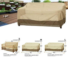 Cobeky - Copertura impermeabile per divano e sedie da giardino, 223 x 83 x 84 cm, 88 x 32,5 x 33 cm