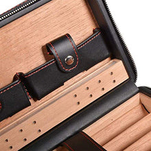 XUSHEN-HU Cigar Nero PU Cuoio Cigar Scatole di sigari con sigaro