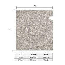Copertura magnetica per cassetta delle lettere con motivo mandala, per giardino, cortile, dimensioni standard, 53 x 45 cm