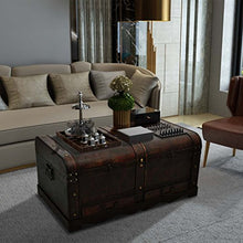 Festnight Cassapanca con 2 Cassetti in Legno, Marrone 90 x 51 x 42 cm