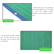 12-pin verde Parasole netto, ispessito Shading panno, usati for auto isolamento, balcone, impianto di raffreddamento isolamento netto.L'ombreggiatura tasso è del 90%. ( Color : Green , Size : 3m*3m )