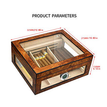 Scatola Per Sigari Humidor Con Umidificatore - Humidor Con Igrometro Digitale - Humidor Desktop