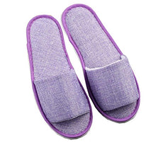 Black Temptation 5 Paia di Pantofole a Colori Viola per Gli Ospiti