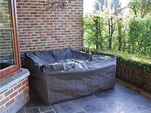 Perel Garden OCLS300 - Custodia per set lounge da 300 cm, 300 x 300 x 75 cm, colore: Nero