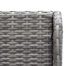 FAMIROSA Divani Angolari da Giardino 2 pz in Polyrattan Grigio