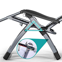 XIAOLY Poltroncina per Il Tempo Libero/Sedia Pieghevole Portatile, Versatile per Giardino, Coperta, Campeggio, Indoor, Ufficio,Black
