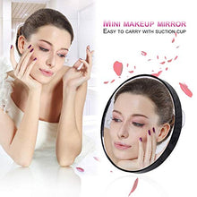 N/V Vanity Specchio Trucco 5X 10X 15X Specchio Ingrandimento Con Due Ventose Cosmetici Strumenti Mini Specchio Rotondo Bagno Specchio