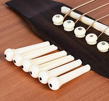 Huertuer 12 pz perni pioli con ponte chitarra pin Puller Remover per chitarra (bianco)