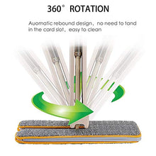 SSAYY Spray Mop Mop A 360 Gradi A Doppio Lato per Lavaggio A Mano Piatto Mop Rotante Easy Magic Microfiber Spinning Panno per Mani Libere