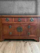 Asien Lifestyle Credenza cinese in legno di ulmo, 170 cm, colore: marrone