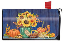 XJ-JX Fall Mason Jar Grande Copertura Postale Girasoli Oversize Zucche