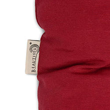 Beautissu Cuscino per panche Flair BK ca.100x50x10 cm soffice e Comodo - per panchine da Giardino e dondoli - Rosso