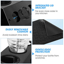 LQKYWNA Scolapiatti per Bottiglie di Soda Portabottiglie in Alluminio con Supporto per Stendino in Silicone Rimovibile per Riporre Il Lavello da Cucina