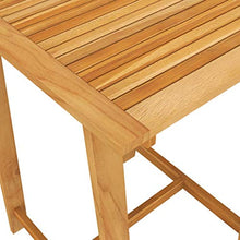 FAMIROSA Tavolo da Bar da Giardino 70x70x104 cm in Massello di Acacia