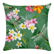 Eazyhurry Pianta Tropicale Modello Lino Decorazione Cuscino Casa Divano Federa con Riempitivo