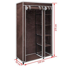 Shengtaieushop Armadio Tessuto Marrone Panno Cabinet