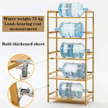 DUTUI Scaffale Semplice, Libreria per Studenti dal Pavimento al Soffitto, Scaffale per Bambini in bambù Multistrato Semplice E Moderno, 70X40x155cm