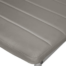 TecTake Set di sedie per sala da pranzo 41x45x98,5cm - disponibile in diversi colori e quantità – (6x Grigio | No. 401851)