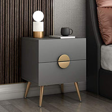 LILIS Comodino,comodini Camera da Letto Comodino Nordic Minimalista Camera Appartamento Piccolo Governo di Immagazzinaggio Due Cassetti