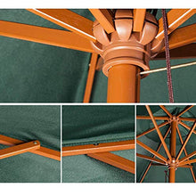 Parasole da Giardino per Esterni da 2,7 m, Grande ombrellone da Giardino in Alluminio, tettoia per ombrellone, Leggero, Resistente ai Raggi UV, per Tende da Spiaggia/Piscina/Patio/ripa