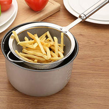 UPKOCH Setacci da Cucina in Acciaio Inossidabile a Maglia fine 3 Pezzi per Cottura Dimensioni s m l